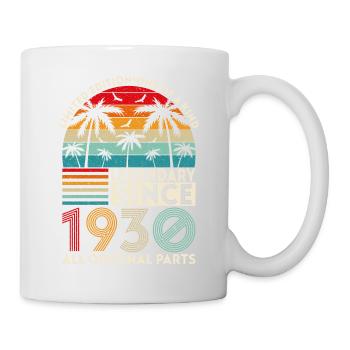 Légendaire Depuis 1930 Toutes Les Pièces D'origine - Mug blanc - blanc - Droite