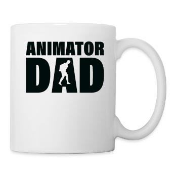 Job - Animator Papa - Tasse - Weiß - Rechts
