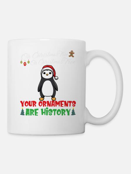 Oh Christmas Tree Your Ornaments Are History - Mug - white