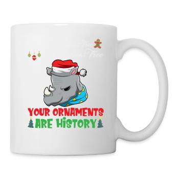 Oh Christmas Tree Your Ornaments Are History - Mug - white - Right