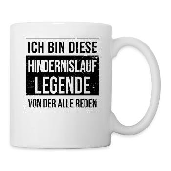 Parkour Hindernisläufer geboren Legende - Tasse - Weiß - Rechts