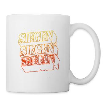 Siegen Deutschland Stadt Skyline Heimat Schrift - Tasse - Weiß - Rechts