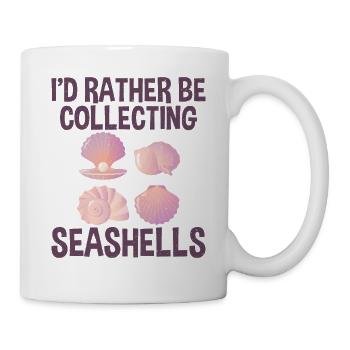Collecter des coquillages Collecteur de coquillages - Mug blanc - blanc - Droite