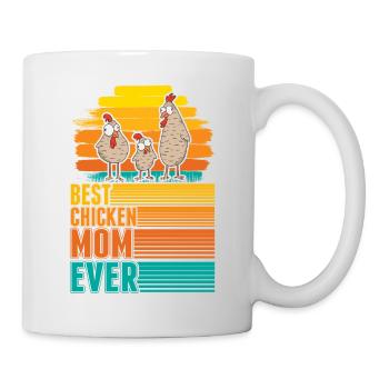 Best Chicken Mom Ever Hühner Mama - Mug - white - Right