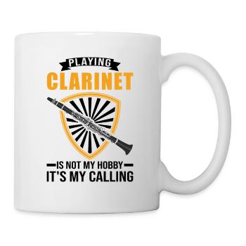 Clarinettes Hobby Clarinettiste Clarinettiste - Mug blanc - blanc - Droite