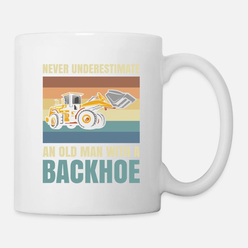 Never underestimate an old man with - Mug - white
