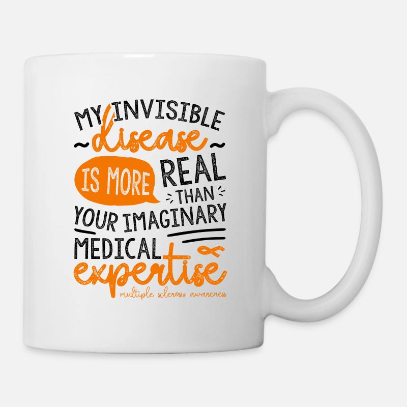 My Invisible Disease Multiple Sclerosis Awareness - Mug - white
