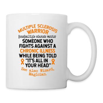 Definition Multiple Sclerosis Warrior - Mug - white - Right