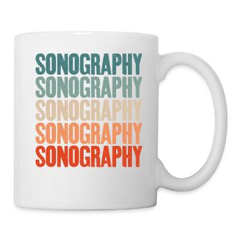 Écouade d’échographie Technicien en échographie - Mug blanc - blanc - Droite