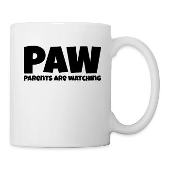 Parents are watching - Tasse - Weiß - Rechts