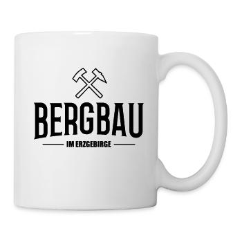 Bergbau im Erzgebirge - Tasse - Weiß - Rechts