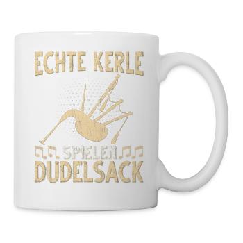 Dudelsack Musikverein Sackpfeifer Musiker - Tasse - Weiß - Rechts
