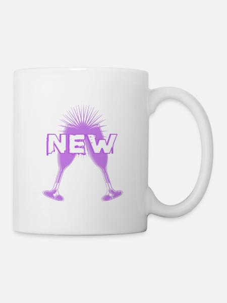 Neu - Feier - Tasse - Weiß