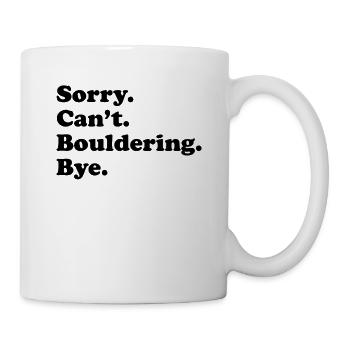 Désolé, je ne peux pas Bye - Bloc - Mug blanc - blanc - Droite