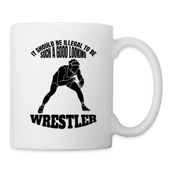 Wrestling Funny Wrestling Gift Wrestler Saying - Mug - white - Right