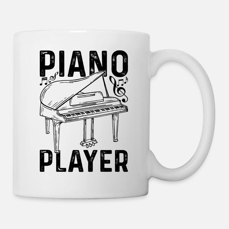 Pianiste - Pianiste de piano - Mug blanc - blanc