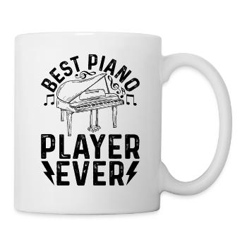 Best Piano Player Ever - Pianist Musician Piano Pl - Mug - white - Right