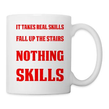 It Takes Real Skills To Choke On Air 9 - Tasse - Weiß - Rechts