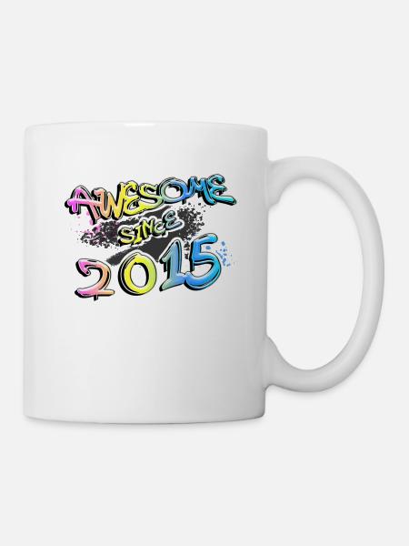 Awesome since 2015 - Tasse - Weiß