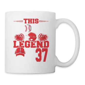 This sports legend is now 37, baseball game - Mug - white - Right