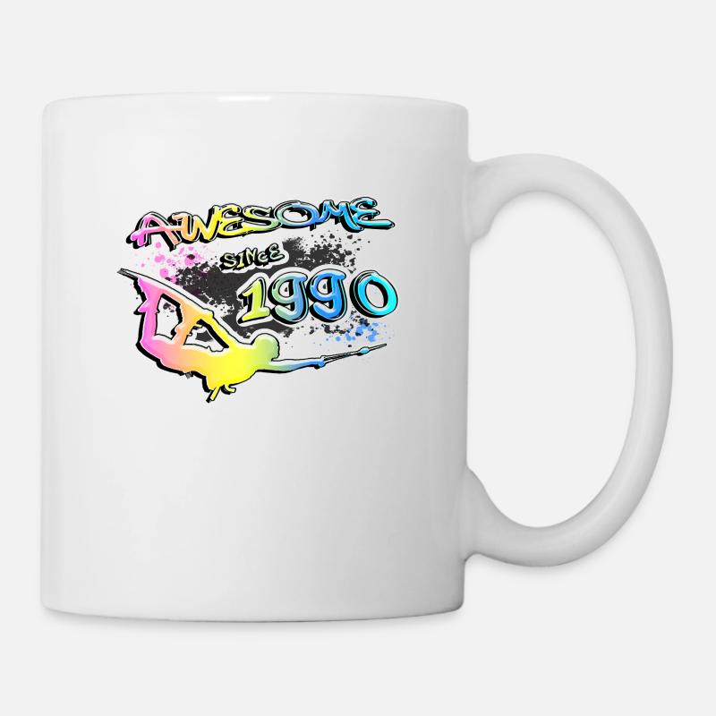 Awesome since 1990. Wakeboard Lifestyle Vintage - Tasse - Weiß