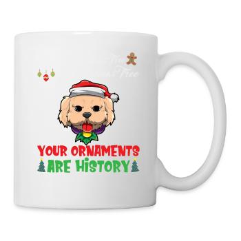 Oh Christmas Tree Your Ornaments Are History - Mug - white - Right