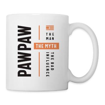 Pawpaw Man Myth The Bad Influence - Mug - white - Right