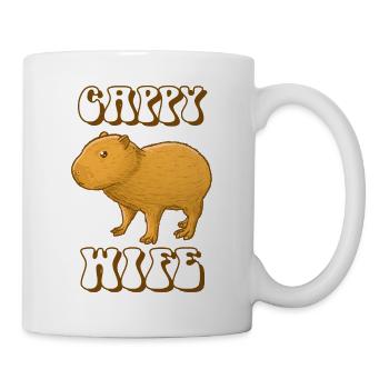 Capybara Capy wife - Mug - white - Right