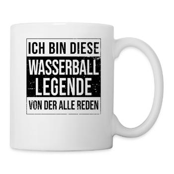 Wasserball-Spieler Geburtstag geboren Legende - Tasse - Weiß - Rechts