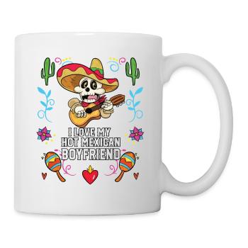 I Love My Hot Mexican Boyfriend Mexico Pride - Mug - white - Right