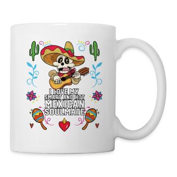 I Love My Smart And Hot Mexican Soulmate Mexico - Mug - white - Right