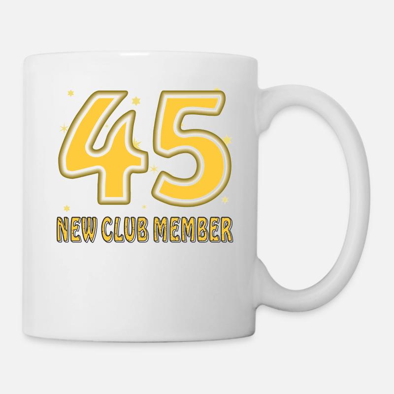 ANNIVERSAIRE 45 - Mug blanc - blanc