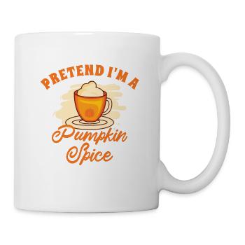 Pumpkin Spice Latte Halloween Costume Café Lover - Mug blanc - blanc - Droite