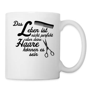 Friseur Friseurin - Tasse - Weiß - Rechts