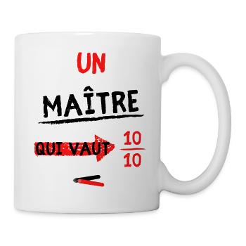 Maitre Blanc - Mug blanc - blanc - Droite
