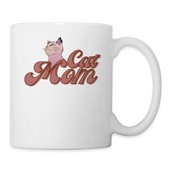 Life is better with Cats Cat Mom - Mug - white - Right