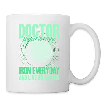 Play Golf Golfers Golf Course Gift - Mug - white - Right