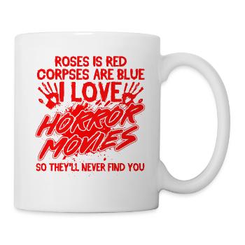 Horror Movie Spooky Movies Slasher Movie Gift - Mug - white - Right