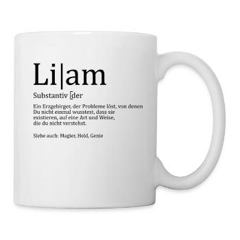 Erzgebirge Liam - Tasse - Weiß - Rechts