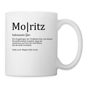 Erzgebirge Moritz - Tasse - Weiß - Rechts