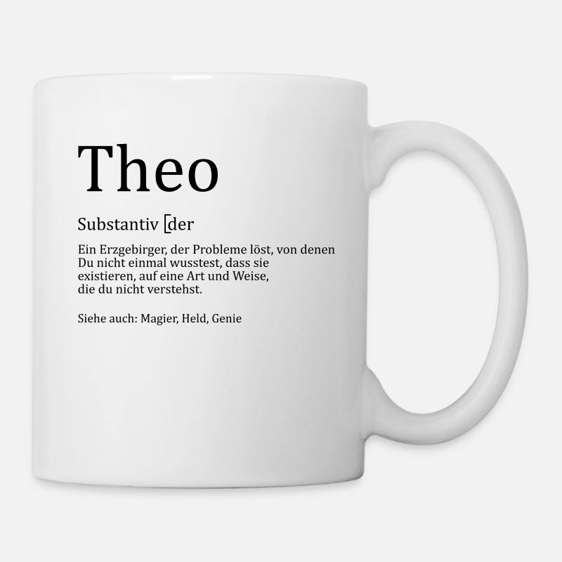 Erzgebirge Theo - Tasse - Weiß