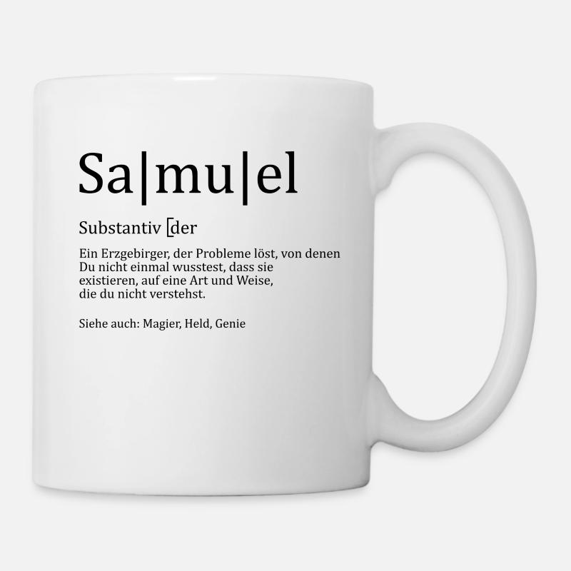 Erzgebirge Samuel - Tasse - Weiß