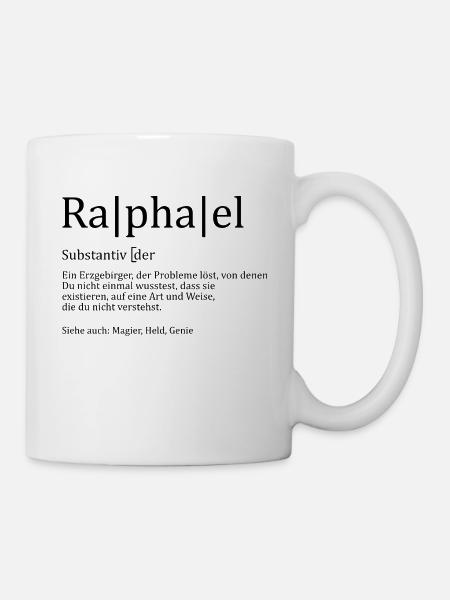 Erzgebirge Raphael - Tasse - Weiß