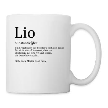 Erzgebirge Lio - Tasse - Weiß - Rechts