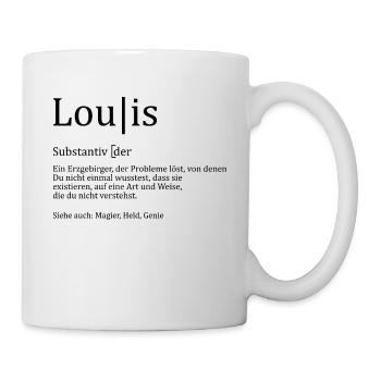 Erzgebirge Louis - Tasse - Weiß - Rechts