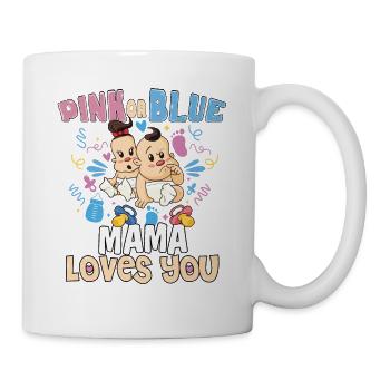 Rose ou Bleue Mama t’aime la meilleure maman de tous les temps - Mug blanc - blanc - Droite