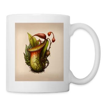 Carnivorous Plants House Plant Graphic Bug Eating - Tasse - Weiß - Rechts