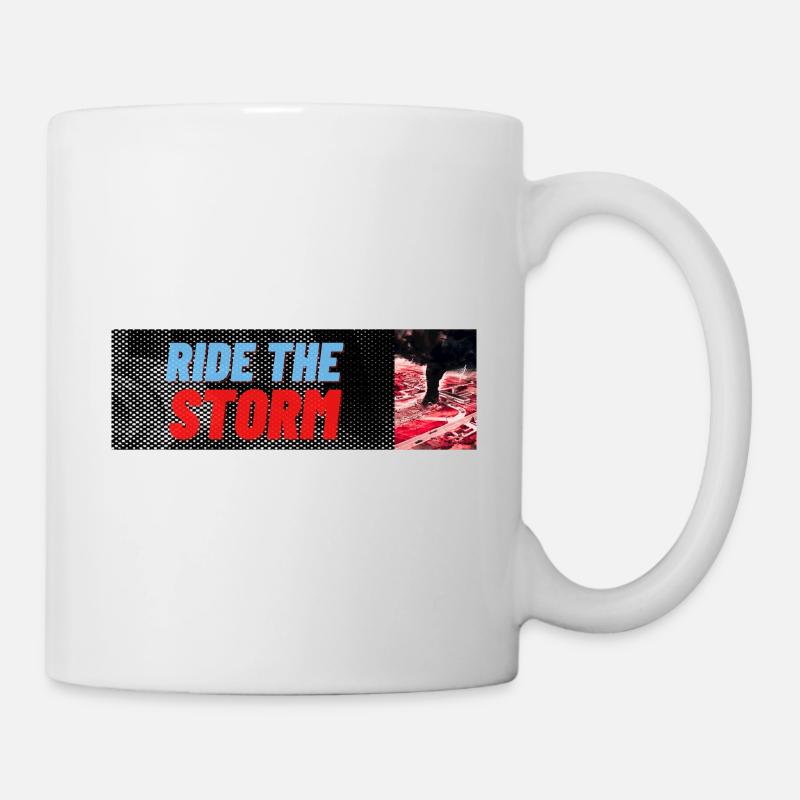 RIDE THE STORM - Mug - white