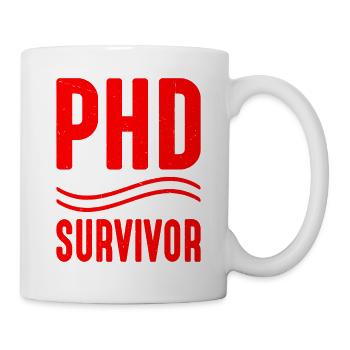 PhD Candidate Survivor 9 - Mug - white - Right