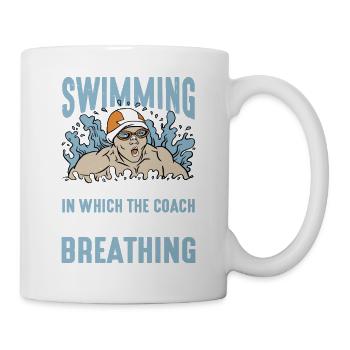 The Coach Yells At You For Breathing - Mug - white - Right
